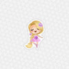 Ballerina Rapunzel Easy Peel Premium Vinyl Die Cut Sticker
