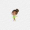 Ballerina Tiana Easy Peel Premium Vinyl Die Cut Sticker