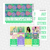 Bayou Princess Printable Planner Stickers PNG Digital Download Monthly Kit