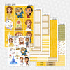 Be Our Guest Printable Planner Stickers PNG Digital Download Weekly Vertical Kit