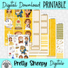 Be Our Guest Printable Planner Stickers PNG Digital Download Weekly Vertical Kit