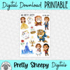 Be Our Guest Printable Stickers PNG Digital Download