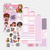 Best Mom Ever Printable Planner Stickers PNG Digital Download Weekly Vertical Kit
