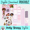 Best Mom Ever Printable Planner Stickers PNG Digital Download Weekly Vertical Kit