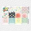 Boho Garden Monthly Kit for EC Planner | Monthly Planner Stickers