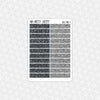 Bolt Mini Weekly Planner Stickers Kit