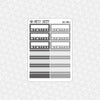 Bolt Mini Weekly Planner Stickers Kit