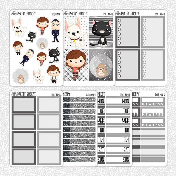 Bolt Mini Weekly Planner Stickers Kit
