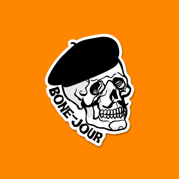 Bonejour Vinyl Die Cut Sticker