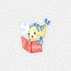 Bookworm Sidekicks Flounder Easy Peel Premium Vinyl Die Cut Sticker