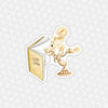 Bookworm Sidekicks Lumiere Easy Peel Premium Vinyl Die Cut Sticker