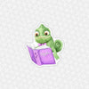 Bookworm Sidekicks Pascal Easy Peel Premium Vinyl Die Cut Sticker