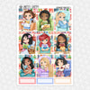 Bookworm Princesses Weekly Planner Stickers Collection