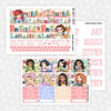 Bookworm Printable Princesses Planner Stickers PNG Digital Download Monthly Kit