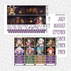 Bookworm Villains Printable Planner Stickers PNG Digital Download Monthly Kit