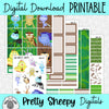 Bugs Life Printable Planner Stickers PNG Digital Download Weekly Vertical Kit