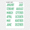 Bugs Life Monthly Kit for EC Planner | Monthly Planner Stickers