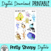 Bugs Life Printable Stickers PNG Digital Download