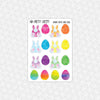 Bunny Butts and Easter Eggs Stickers