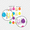 Bunny Butts and Easter Eggs Stickers