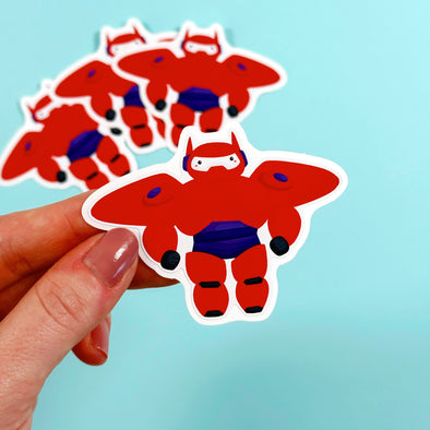 Big Hero Armor Easy Peel Premium Vinyl Die Cut Sticker