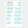 Cars Land Monthly Kit for EC Planner | Monthly Planner Stickers