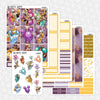 Celebrate Printable Planner Stickers PNG Digital Download Weekly Vertical Kit