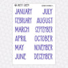 Celebrate MK Monthly Kit for EC Planner | Monthly Planner Stickers
