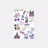 Celebrate MK Printable Planner Stickers PNG Digital Download Weekly Vertical Kit