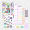 Celebrate Spring Printable Planner Stickers PNG Digital Download Weekly Vertical Kit