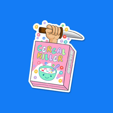 Cereal Killer Vinyl Die Cut Sticker