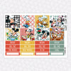 Chef Mickey Printable Planner Stickers PNG Digital Download Monthly Kit