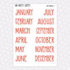 Chef Mickey Printable Planner Stickers PNG Digital Download Monthly Kit