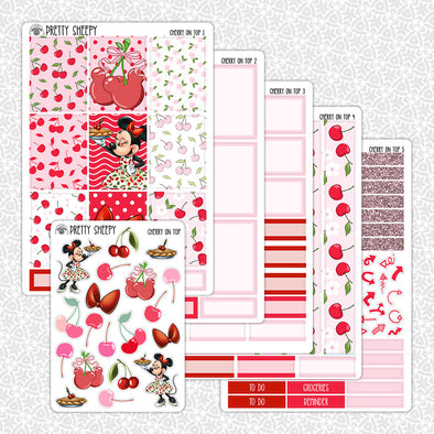 Cherry on Top Weekly Planner Stickers Collection
