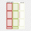 Christmas Friends Weekly Planner Stickers Collection