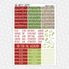 Christmas Friends Weekly Planner Stickers Collection