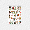 Christmas Friends Weekly Planner Stickers Collection