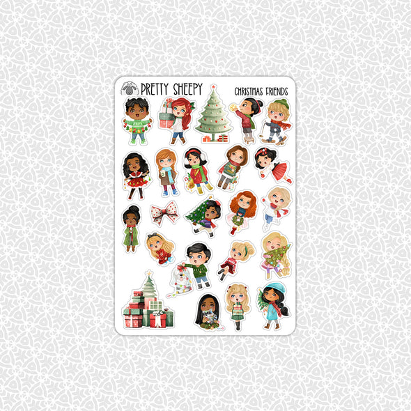 Christmas Friends Stickers