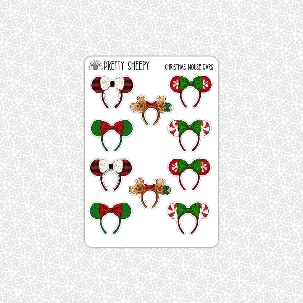 Christmas Ears Stickers – Pretty Sheepy