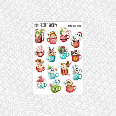 Christmas Mugs Stickers