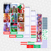 Christmas Photos Printable Planner Stickers PNG Digital Download Weekly Vertical Kit