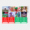 Christmas Photos Monthly Kit for EC Planner | Monthly Planner Stickers