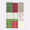 Christmas Superheroes Weekly Planner Stickers Collection