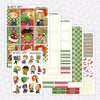 Christmas Superheroes Printable Planner Stickers PNG Digital Download Weekly Vertical Kit