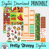 Cinco de Mayo Printable Planner Stickers PNG Digital Download Weekly Vertical Kit