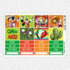 Cinco de Mayo Monthly Kit for EC Planner | Monthly Planner Stickers