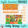 Cinco de Mayo Printable Planner Stickers PNG Digital Download Monthly Kit