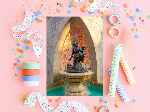 Cinderella Fountain Digital Photo Download