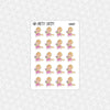 Cleaning Princess Planner Stickers