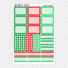 Clubhouse Christmas Weekly Planner Stickers Collection